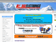 Tablet Screenshot of be-electronics.com